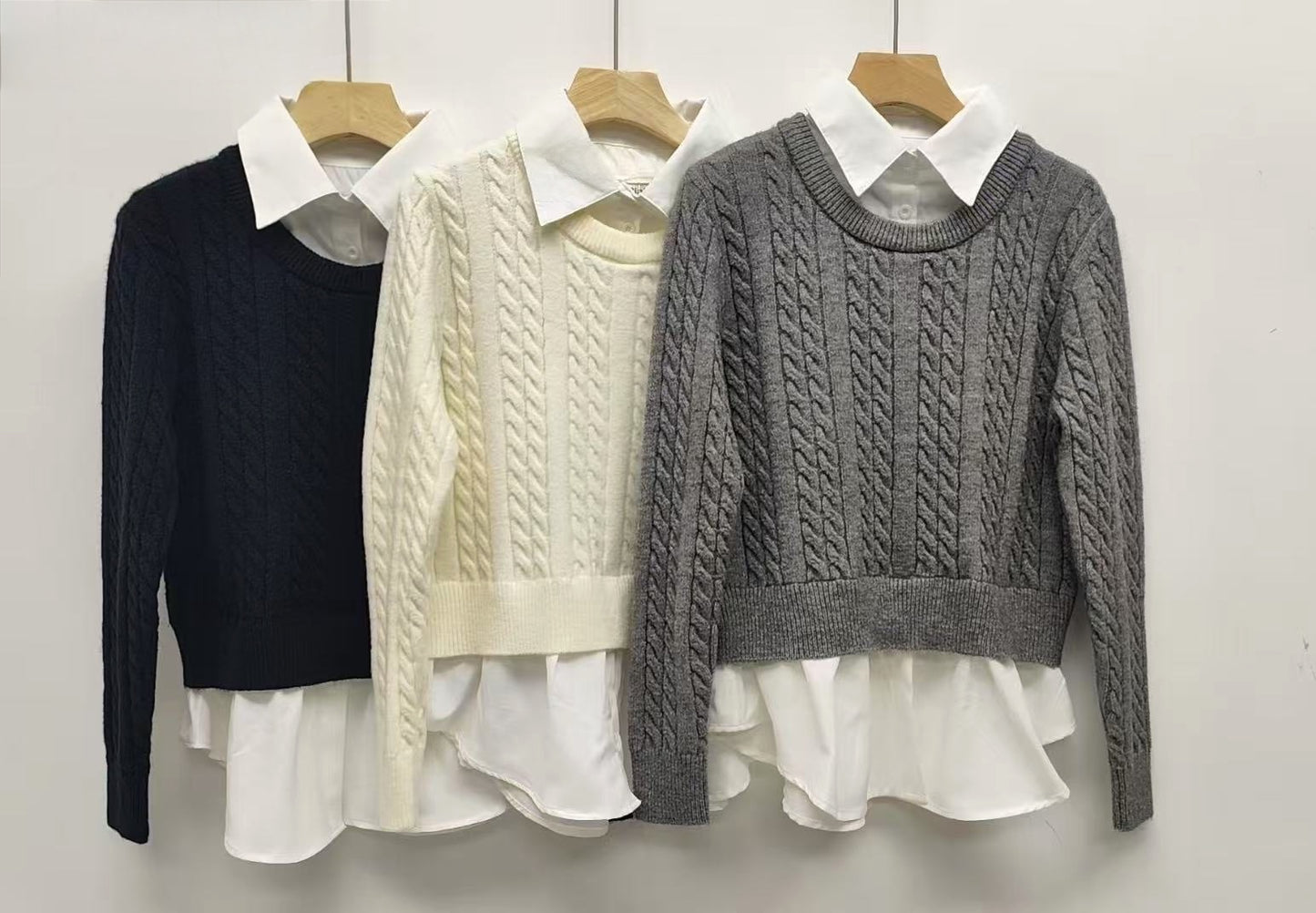 Pull-over chemisier Paola