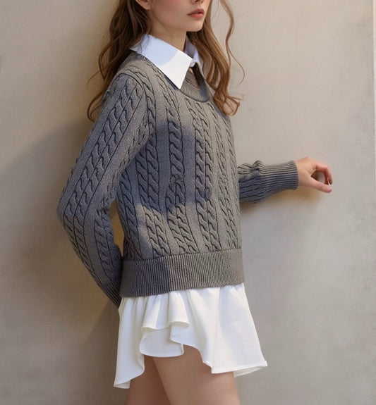 Pull-over chemisier Paola